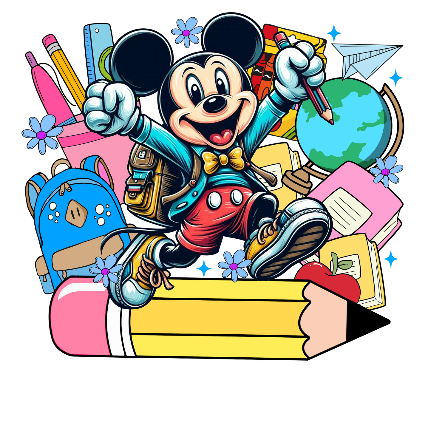Mickey Mouse Back To School T-Shirt