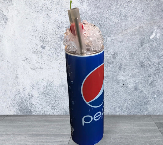 Pepsi Tumbler With Topper Lid