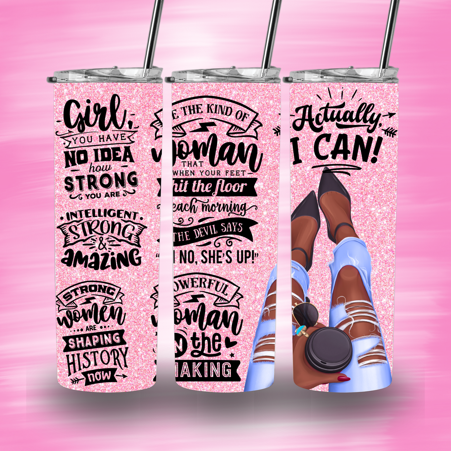 I Can!    20oz Tumbler 12oz Coffee Mug