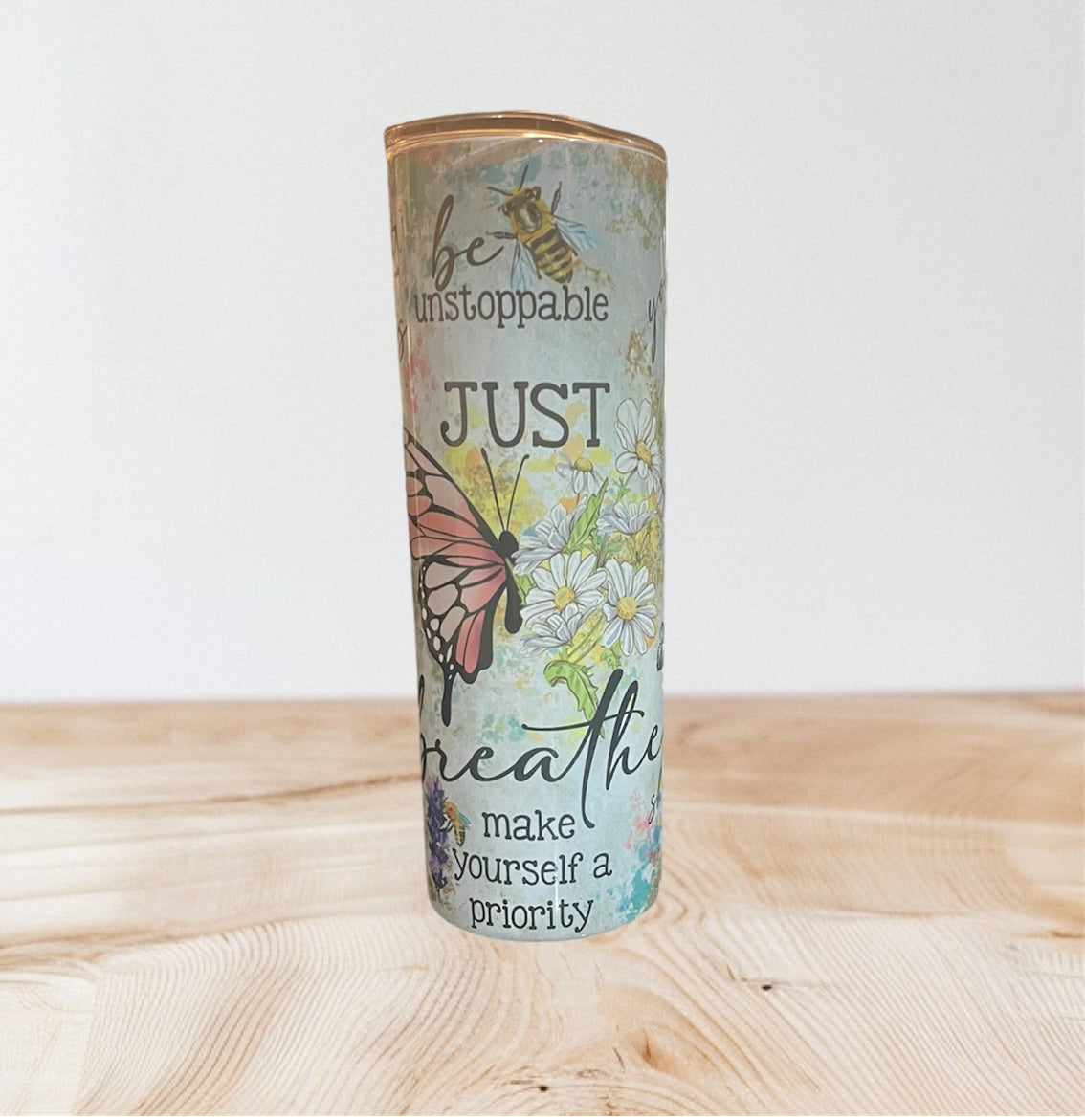 Just Breathe Tumbler