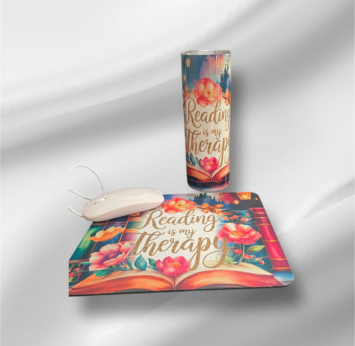 Mouse Pad With 20oz Tumbler Set